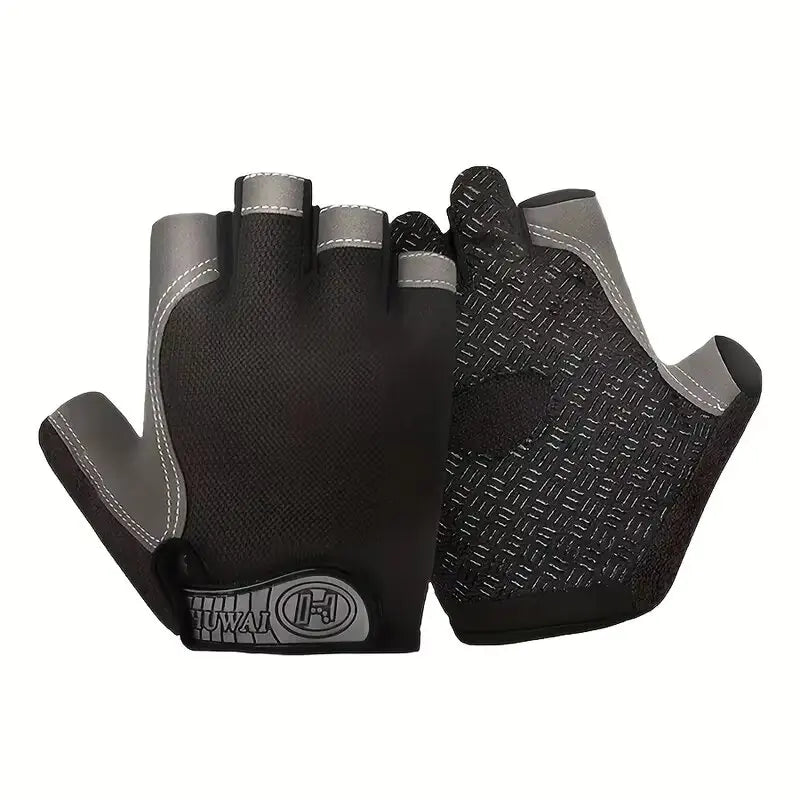 Unisex Sports Half Finger Gloves for Outdoor Cycling And Mountaineering Breathable Shock Absorbent Non-Slip Fitness Gloves