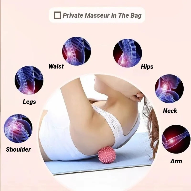Sport Massage Ball Myofascial Release Massager Spiky Roller For Deep Tissue Trigger Point Muscle Recovery Pain Relief Durable